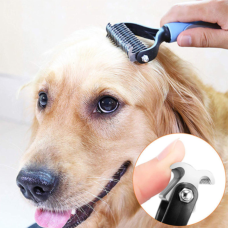 Professional Pet Deshedding Brush Dog Hair Remover Pet Fur Knot Cutter Puppy Cat Comb Brushes