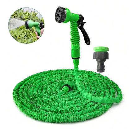 25ft Expandable Magic Hose, High-Pressure Car Wash, 7Water Spraying Functions, Water Gun, Home Garden Watering Hose