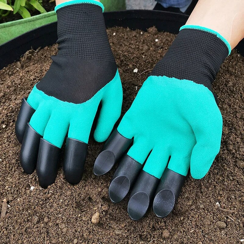 Garden Gloves With Claws - Dig, Plant, Weed & Seed Effortlessly - Protect Your Fingers & Nails