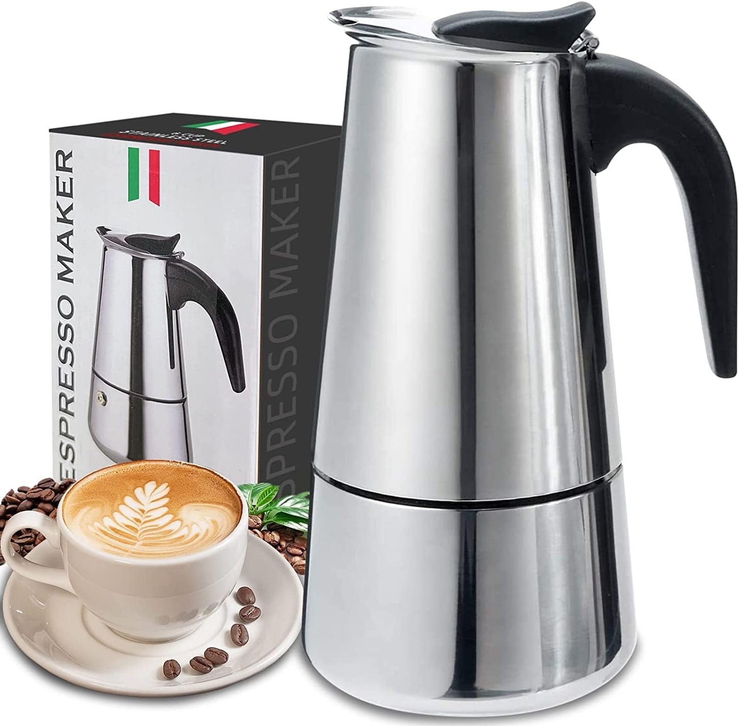 Cups Moka Pot Caffe Machine Espresso Cups Coffee Makers Latte Percolator Stove Top Moka Coffee Maker