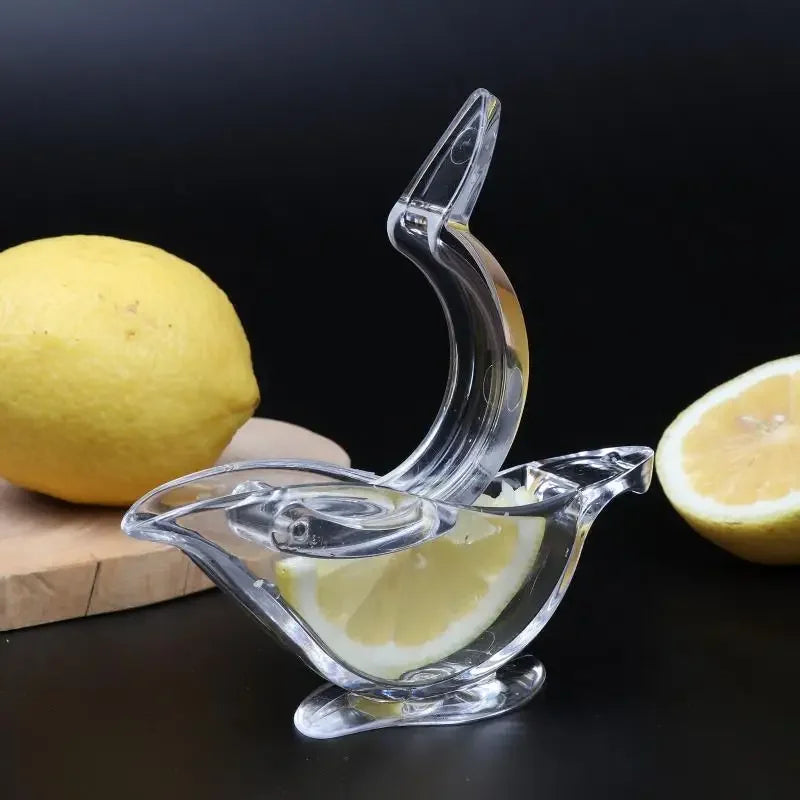 1Pc Lemon Squeezer Bird Plastic Orange Squeezer Lemon Slices Squeezer Press Juicer Clip Manual Orange Juicer