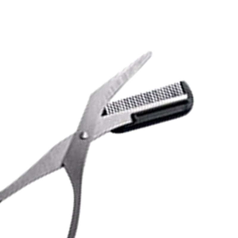 Eyebrow Trimmer Scissor with Comb Female Male Eyebrow Eyelash Scissors Safety Stainless Steel